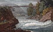 John William Edy Romantic Bridge, near Skeen oil painting artist